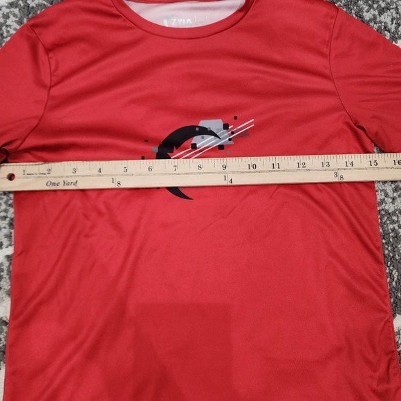 Zyia red women's size medium shirt - Picture 3 of 6